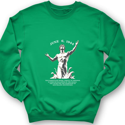 Dday Statue Sweatshirt