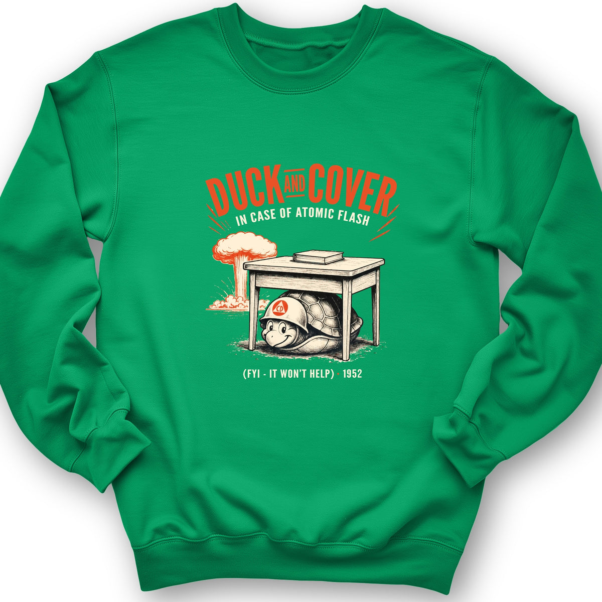 Duck And Cover Crewneck