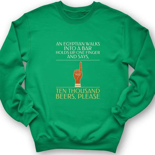 Egyptian Walks Into A Bar Crewneck