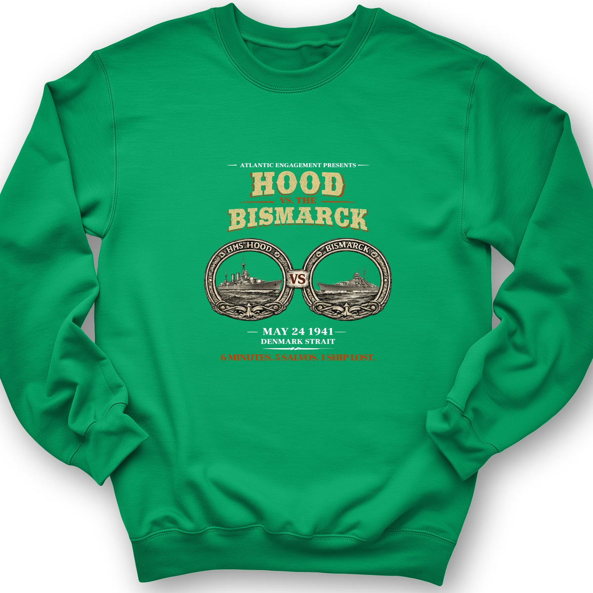 Hood vs Bismarck Crewneck