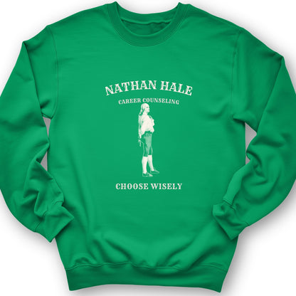 Nathan Hale Career Counseling Crewneck