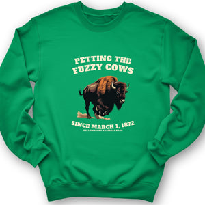 Petting The Fuzzy Cows Crewneck