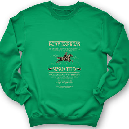 Pony Express Poster Sweatshirt