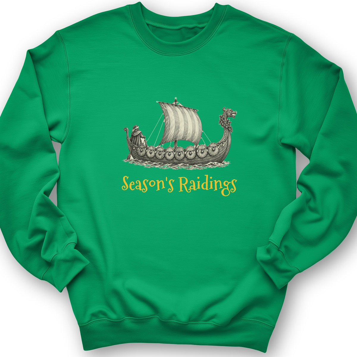 Seasons Raidings Viking Christmas Crewneck