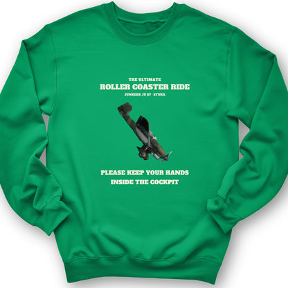 Stuka Roller Coaster Ride Crewneck