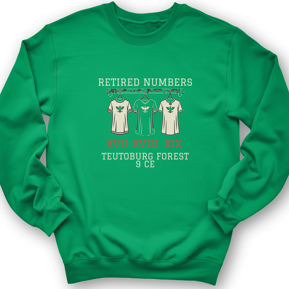 Teutoburg Retired Numbers Crewneck