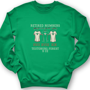Teutoburg Retired Numbers Crewneck