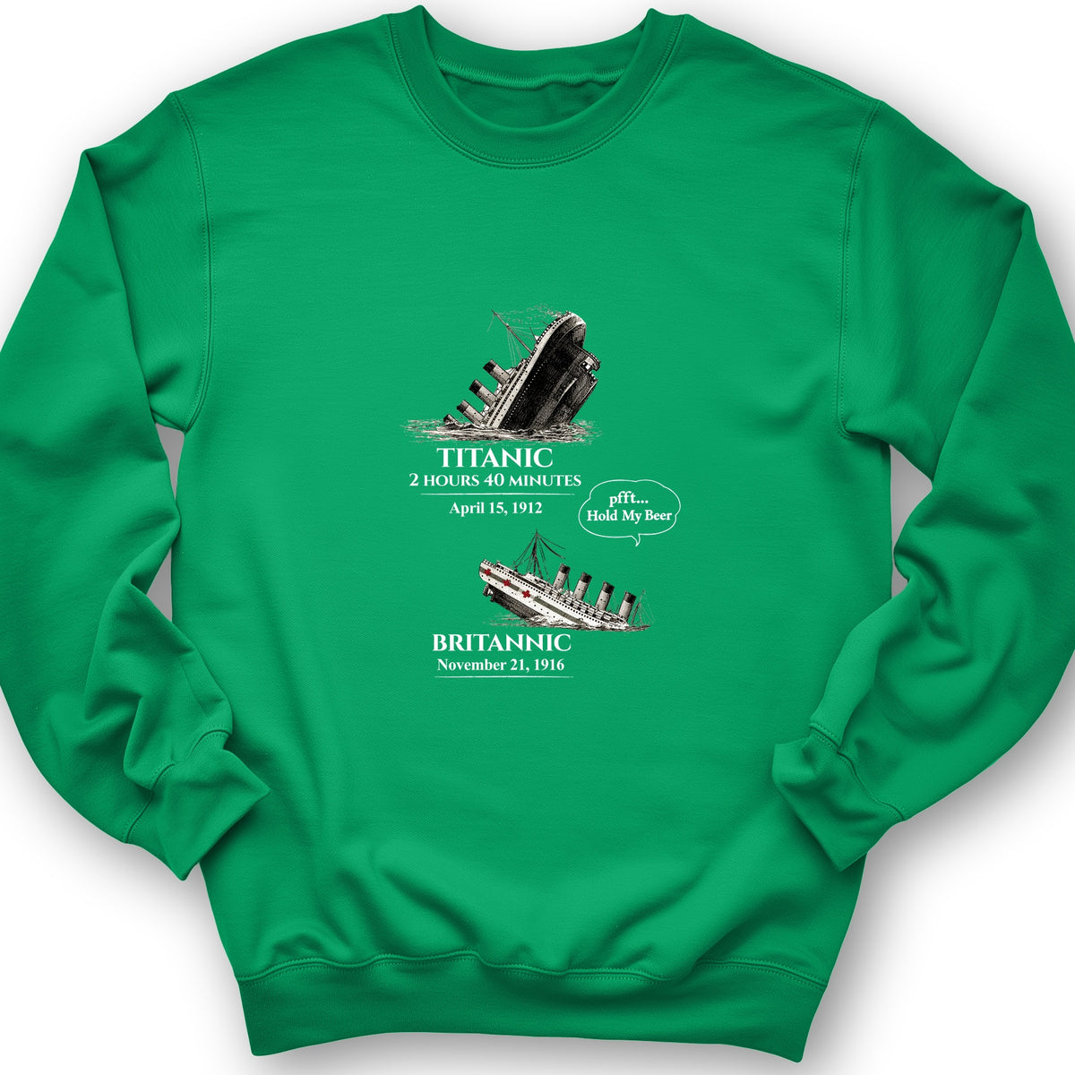 Titanic and Britannic Crewneck
