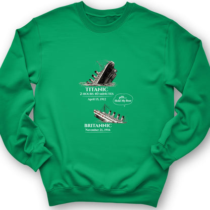Titanic and Britannic Crewneck