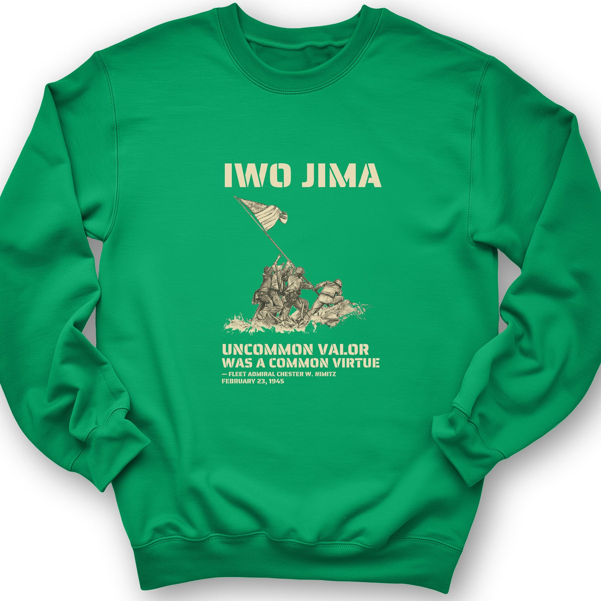 Uncommon Valor Iwo Jima Crewneck