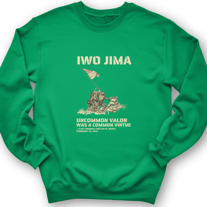 Uncommon Valor Iwo Jima Crewneck