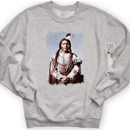 Native American Warrior Crewneck