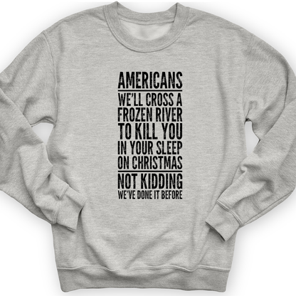 Cross A River on XMas Crewneck