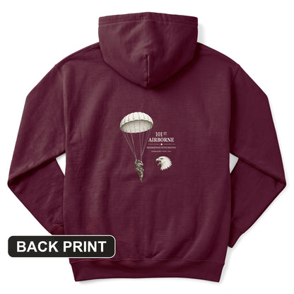 101st Airborne Back Print Hoodie