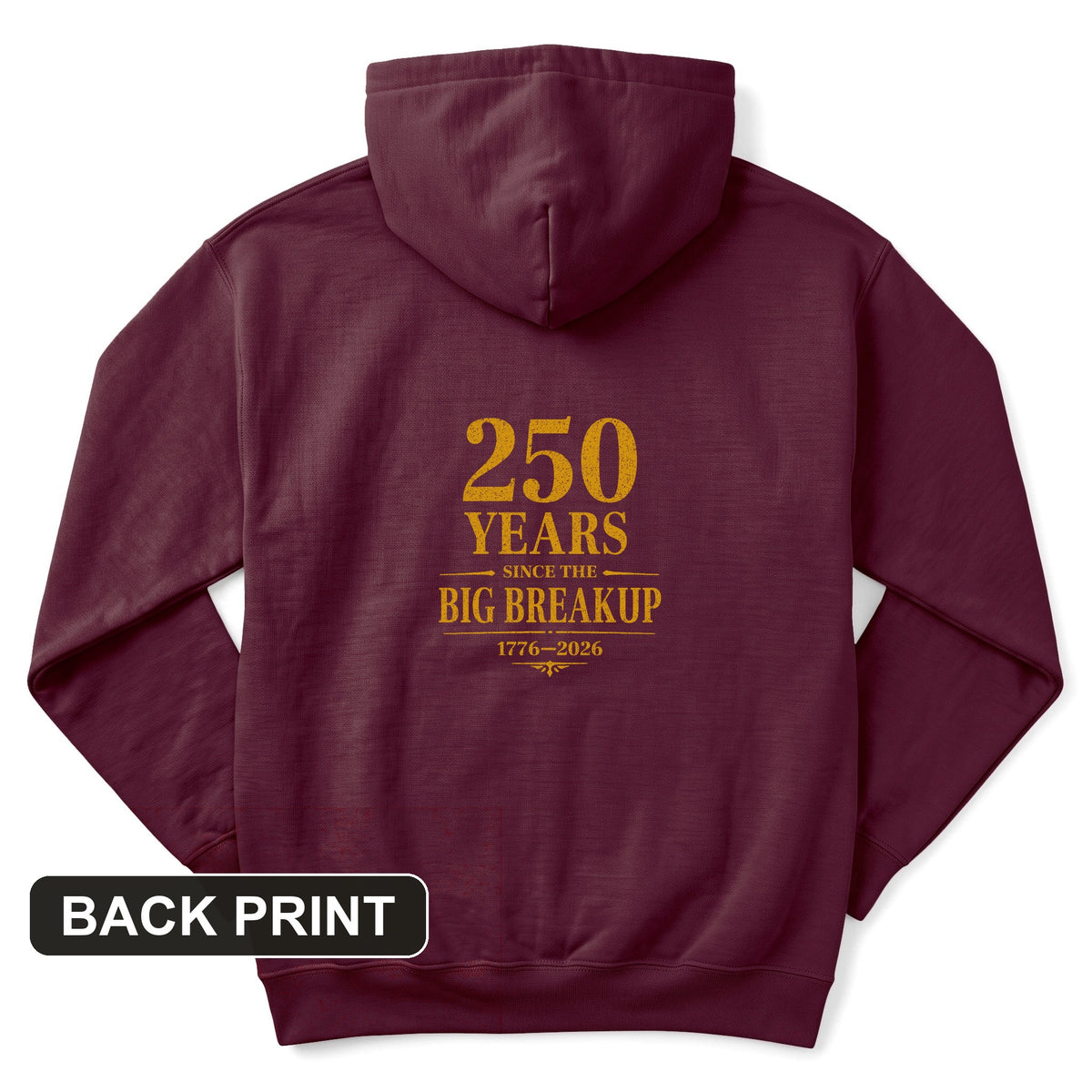 250 Big Breakup Back Print Hoodie