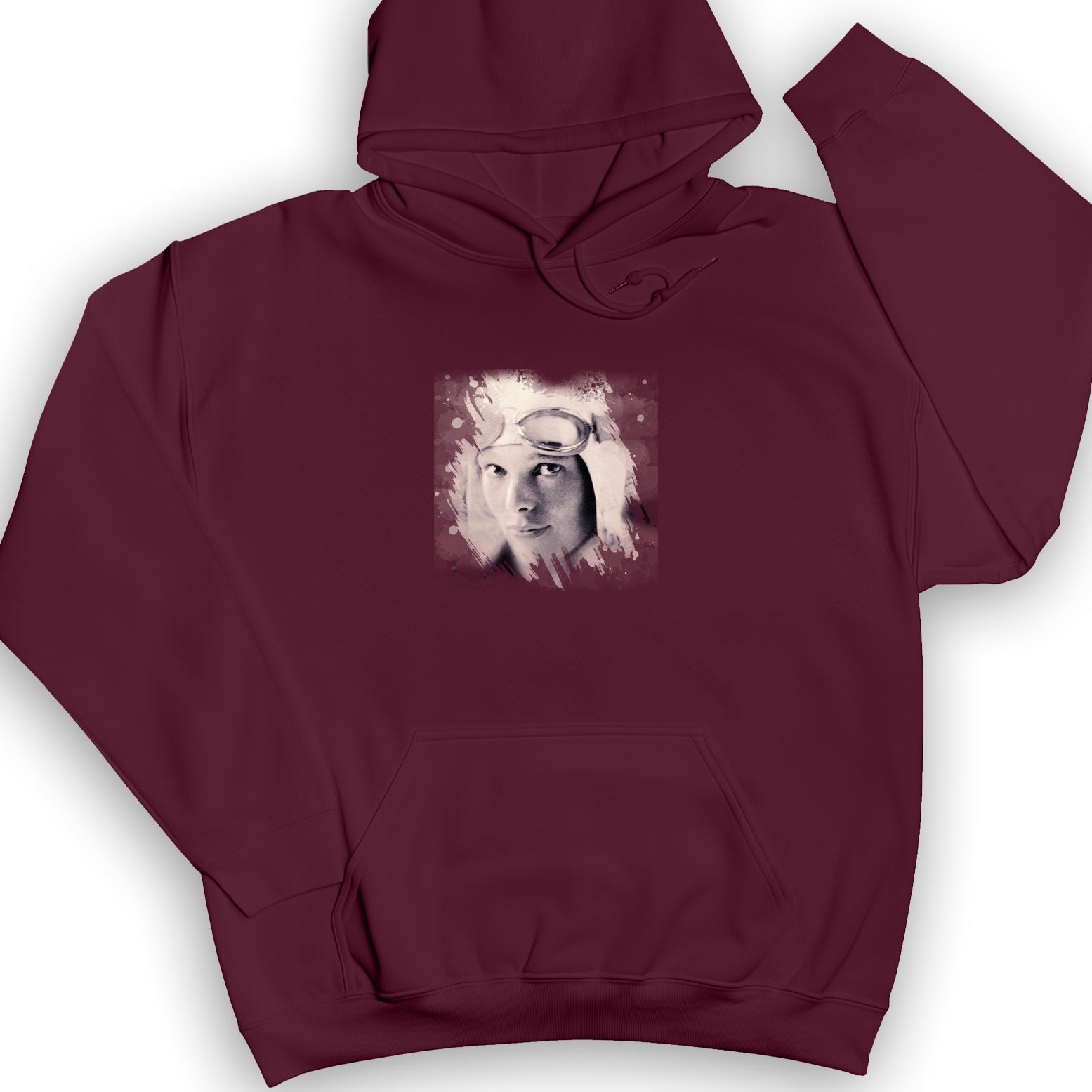 Amelia Earhart in Color Hoodie