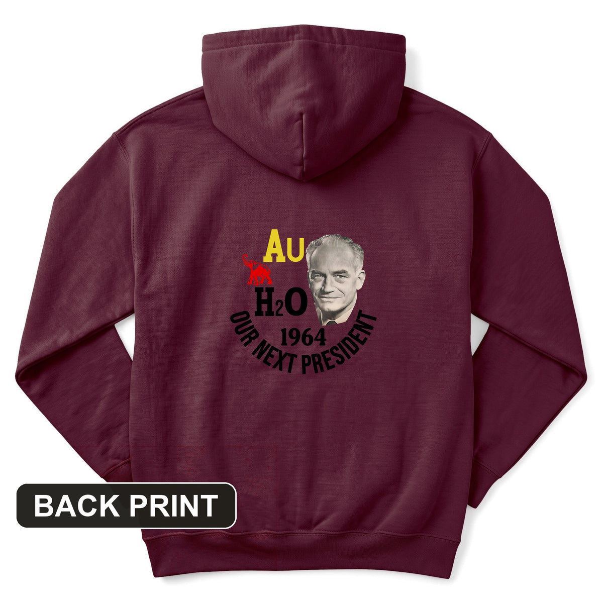 Barry Goldwater Back Print Hoodie