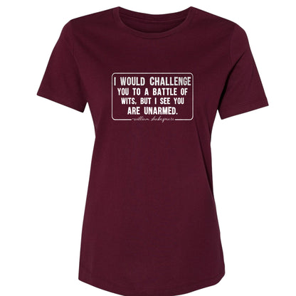 Battle of Wits Women's T-Shirt