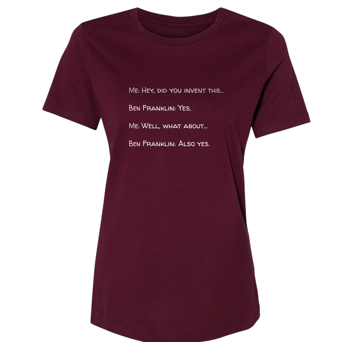 Ben Franklin Inventor Women's T-Shirt