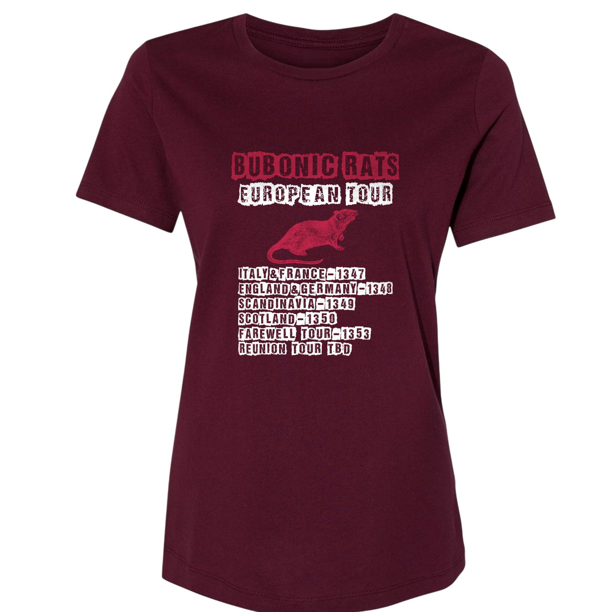 Bubonic Rats European Tour Women's T-Shirt