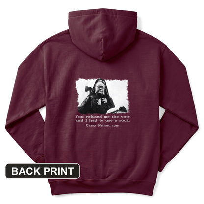 Carry Nation Back Print Hoodie