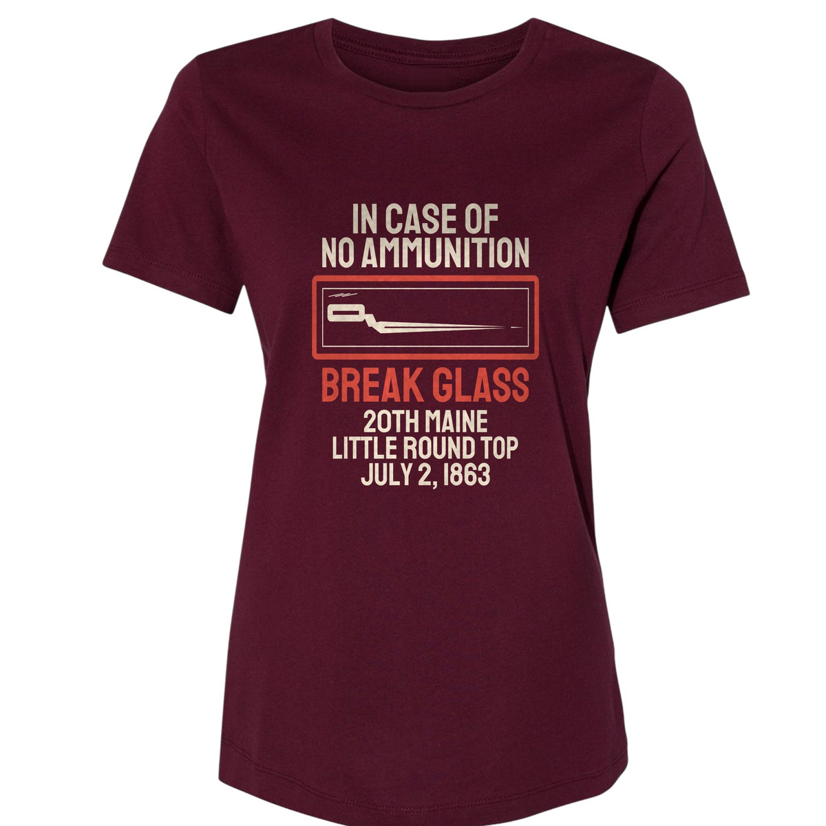 Chamberlain Break Glass Little Round Top Women's T-Shirt