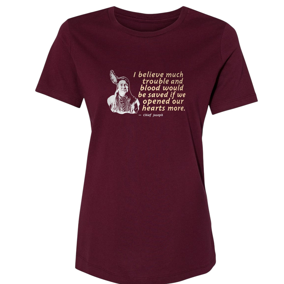 Chief Joseph Open Hearts Women's T-Shirt