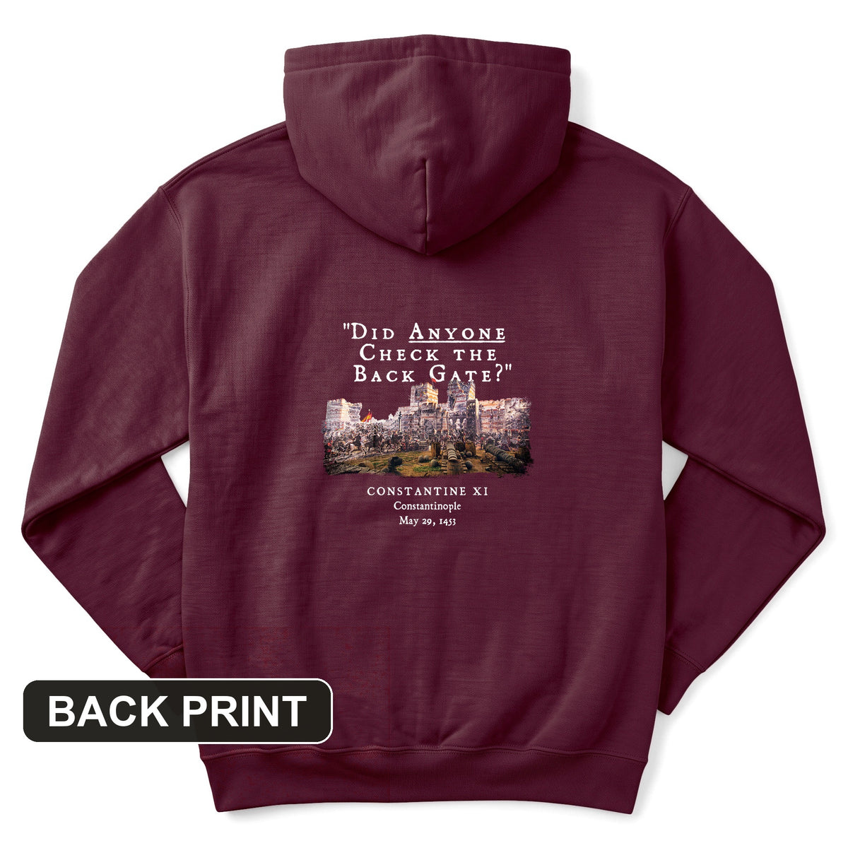 Constantinople Back Print Hoodie