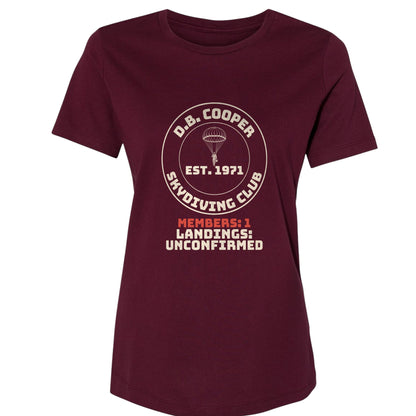 DB Cooper Skydiving Club Women's T-Shirt