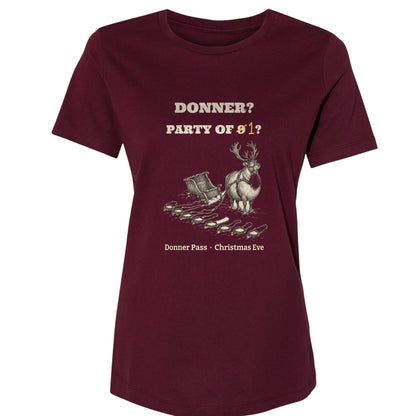 Donner Reindeer Party Of One Women's T-Shirt