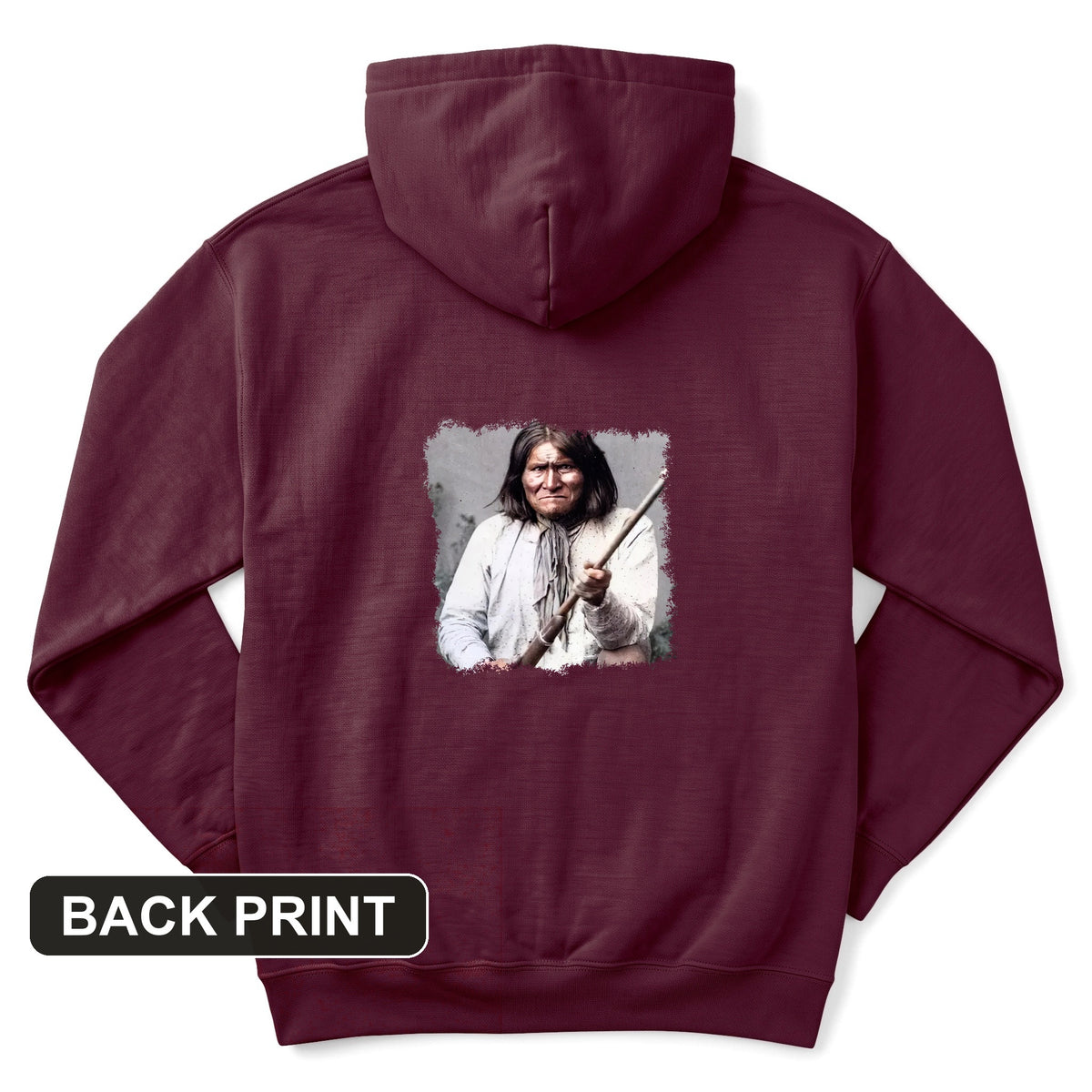 Geronimo Back Print Hoodie
