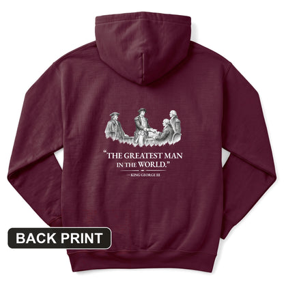 Greatest Man Back Print Hoodie
