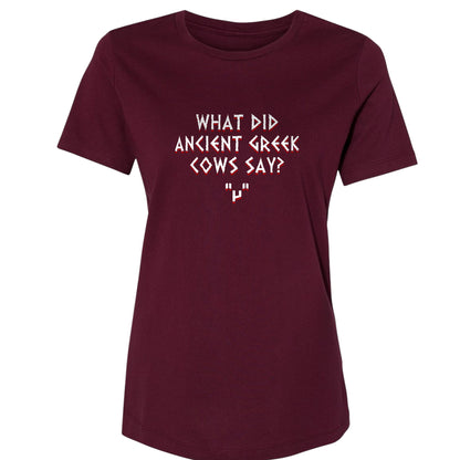 Greek Cows Women's T-Shirt