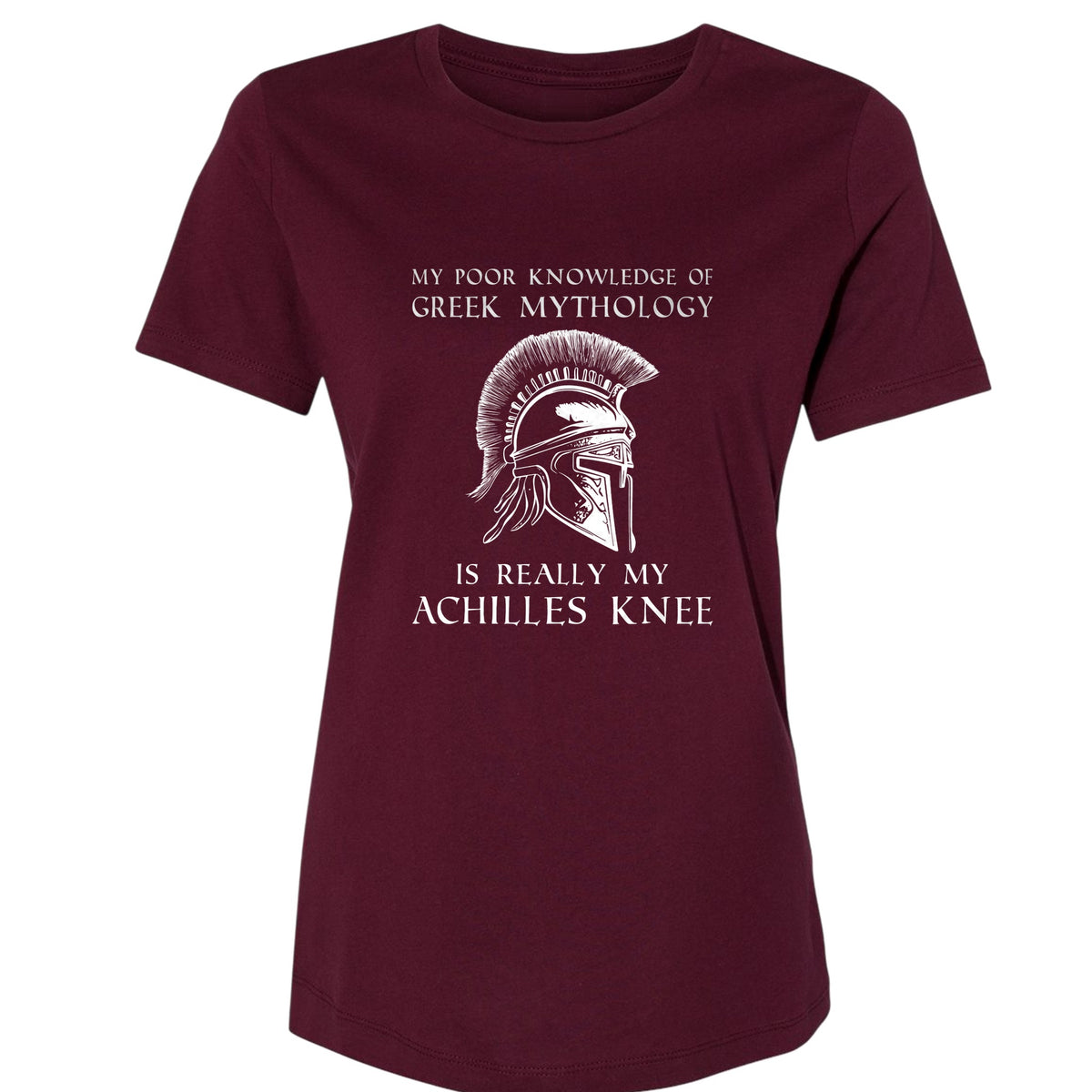 Greek Mythology Achilles Knee Women's T-Shirt