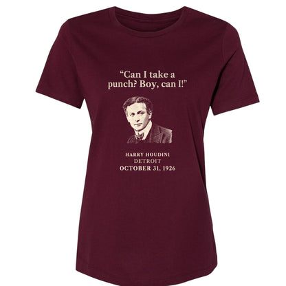 Houdini Can I Take A Punch Women's T-Shirt