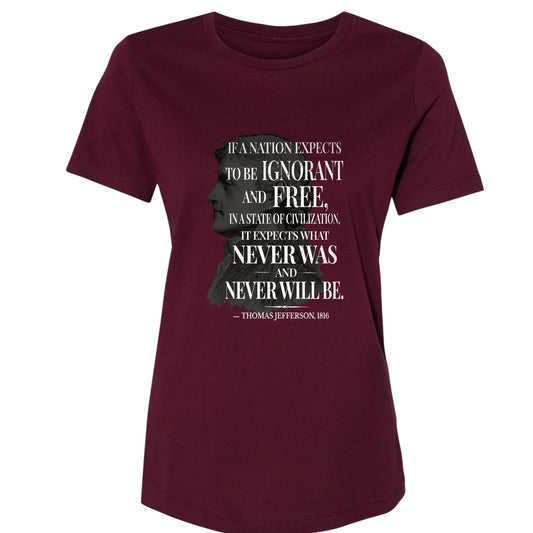 Ignorant and Free Women's T-Shirt