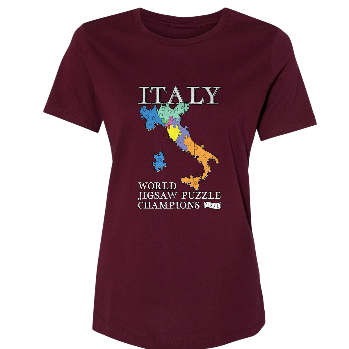 Italy Jigsaw Puzzle Women's T-Shirt