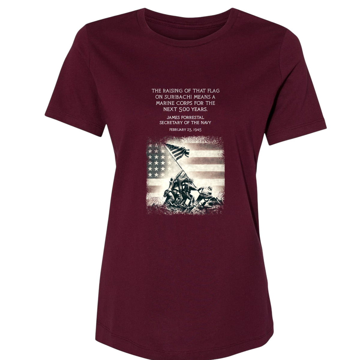 Iwo Jima Flag Women's T-Shirt
