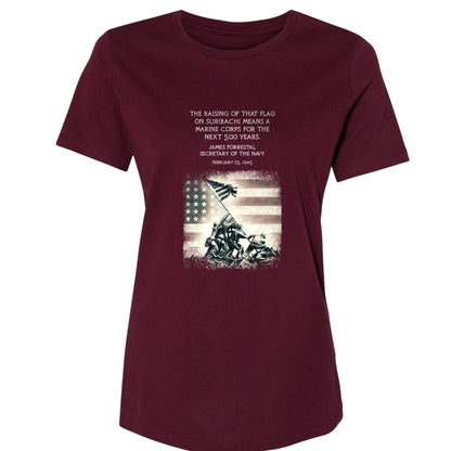 Iwo Jima Flag Women's T-Shirt