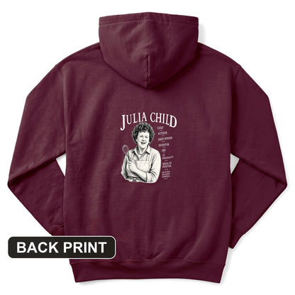 Julia Child Back Print Hoodie