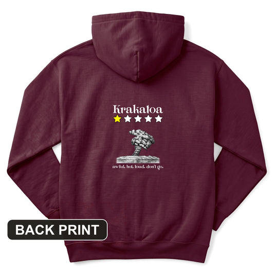 Krakatoa 1 Star Back Print Hoodie
