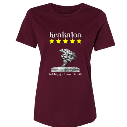 Krakatoa 5 Star Women's T-Shirt
