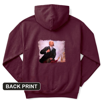 Lenin Back Print Hoodie