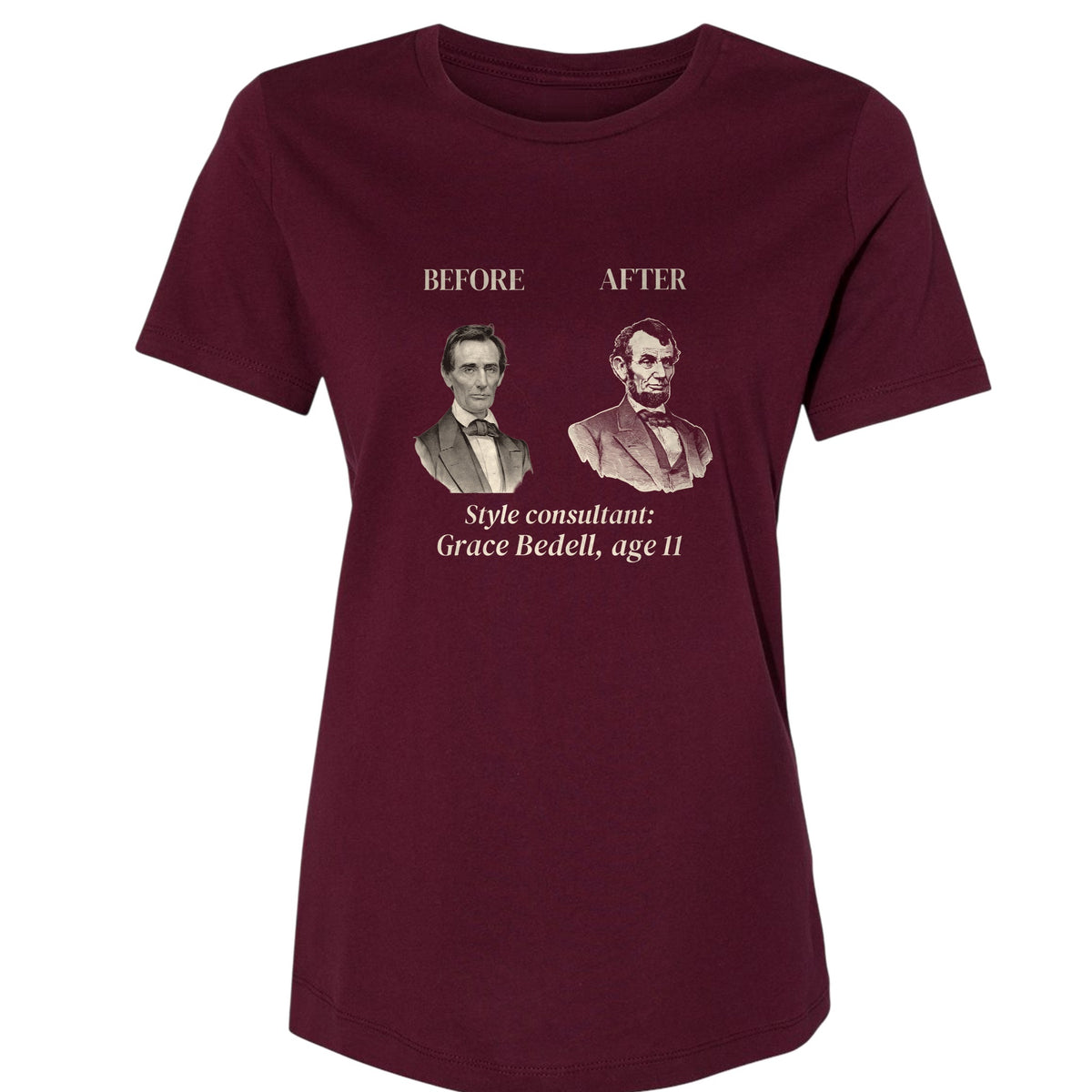 Lincoln Style Consultant Grace Bedell Women's T-Shirt