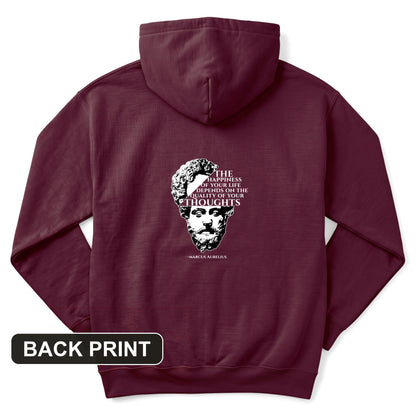Marcus Aurelius Back Print Hoodie