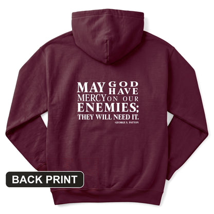 May God Have Mercy Back Print Hoodie