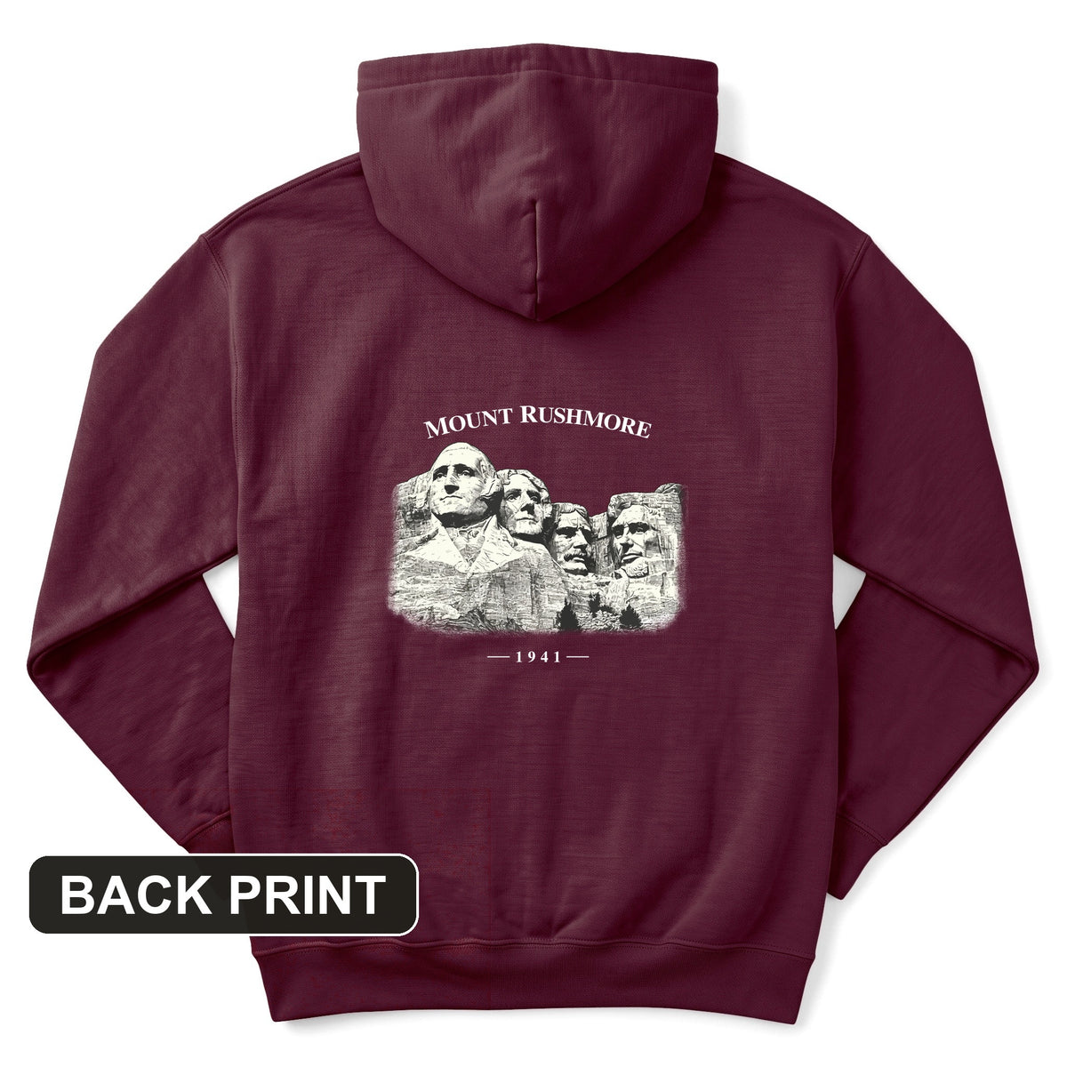 Mount Rushmore Back Print Hoodie