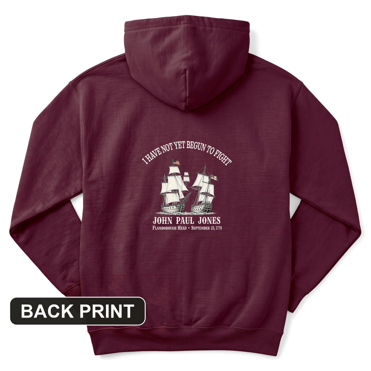 Not Yet Begun to Fight Back Print Hoodie