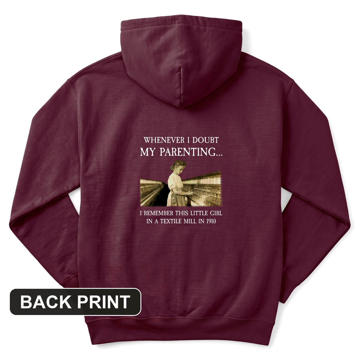 Parenting Back Print Hoodie