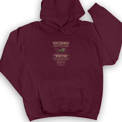 Pony Express Poster Hoodie